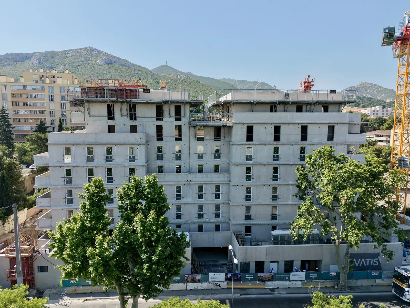 Priams Valbarelle, Marseille 11e · chantier