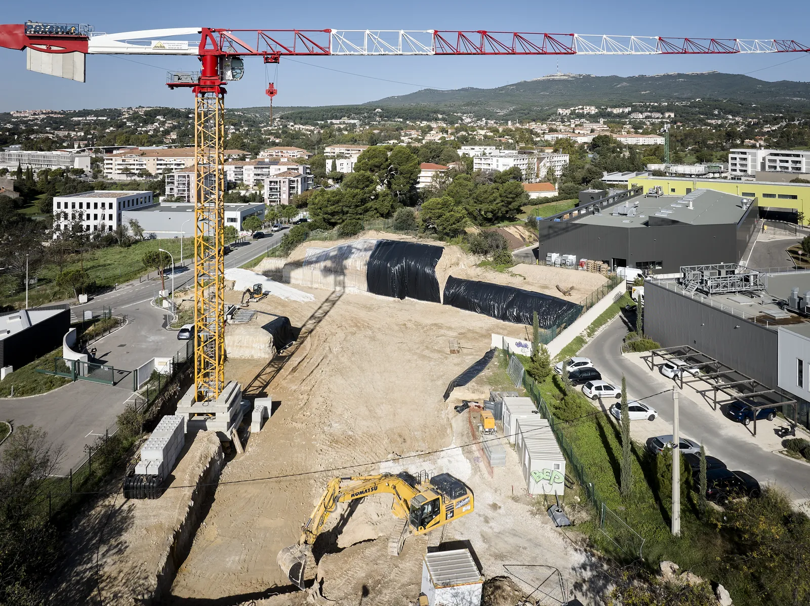The Hive, Marseille 13e · chantier