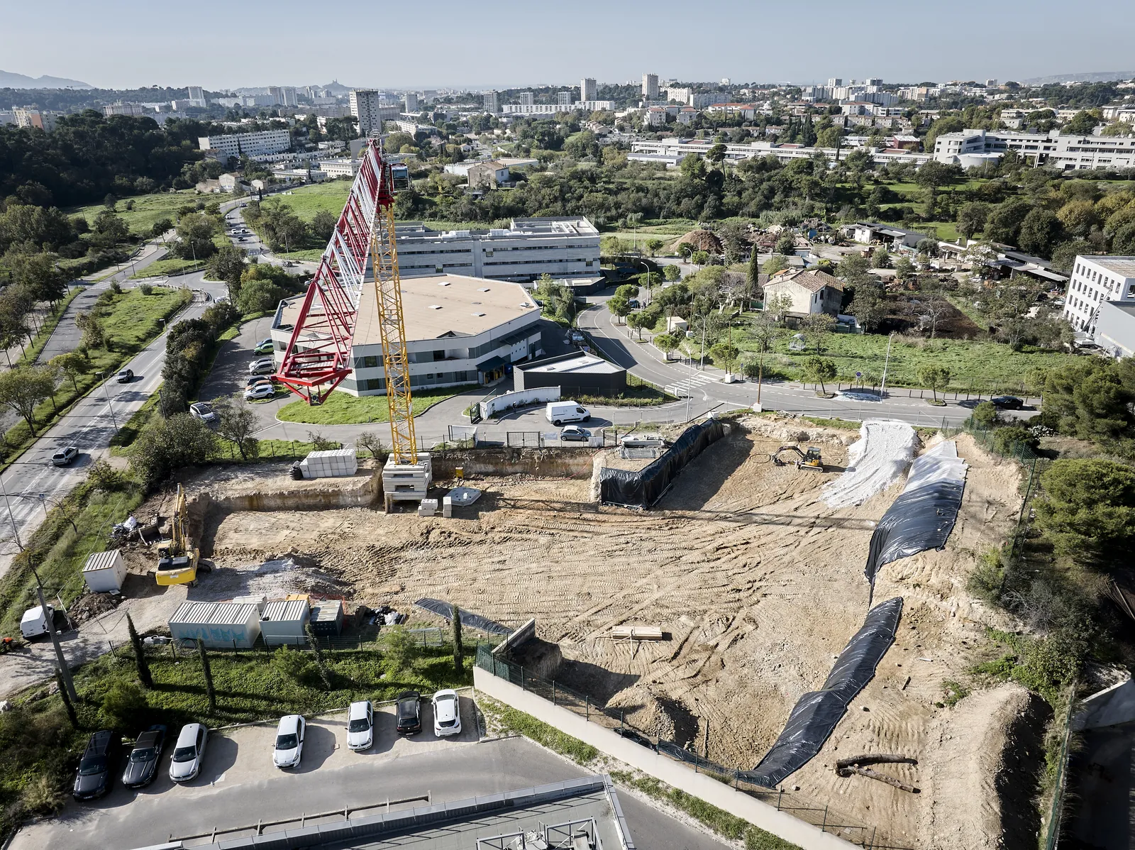 The Hive, Marseille 13e · chantier